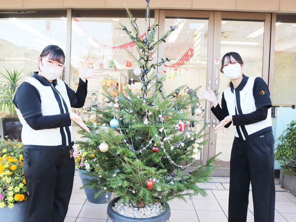 クリスマスツリーを装飾しました♪
